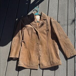 J. Jill suede Tan Women's Blazer
